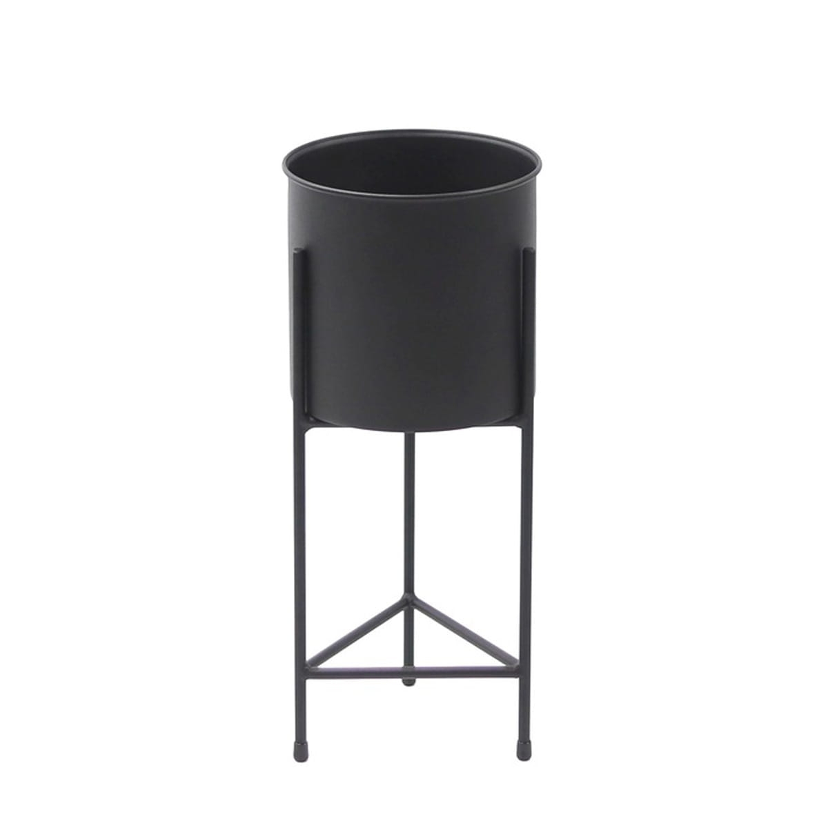 Metalowy Kwietnik Loft Stojak z donicą okrągłą 50cm JakPol