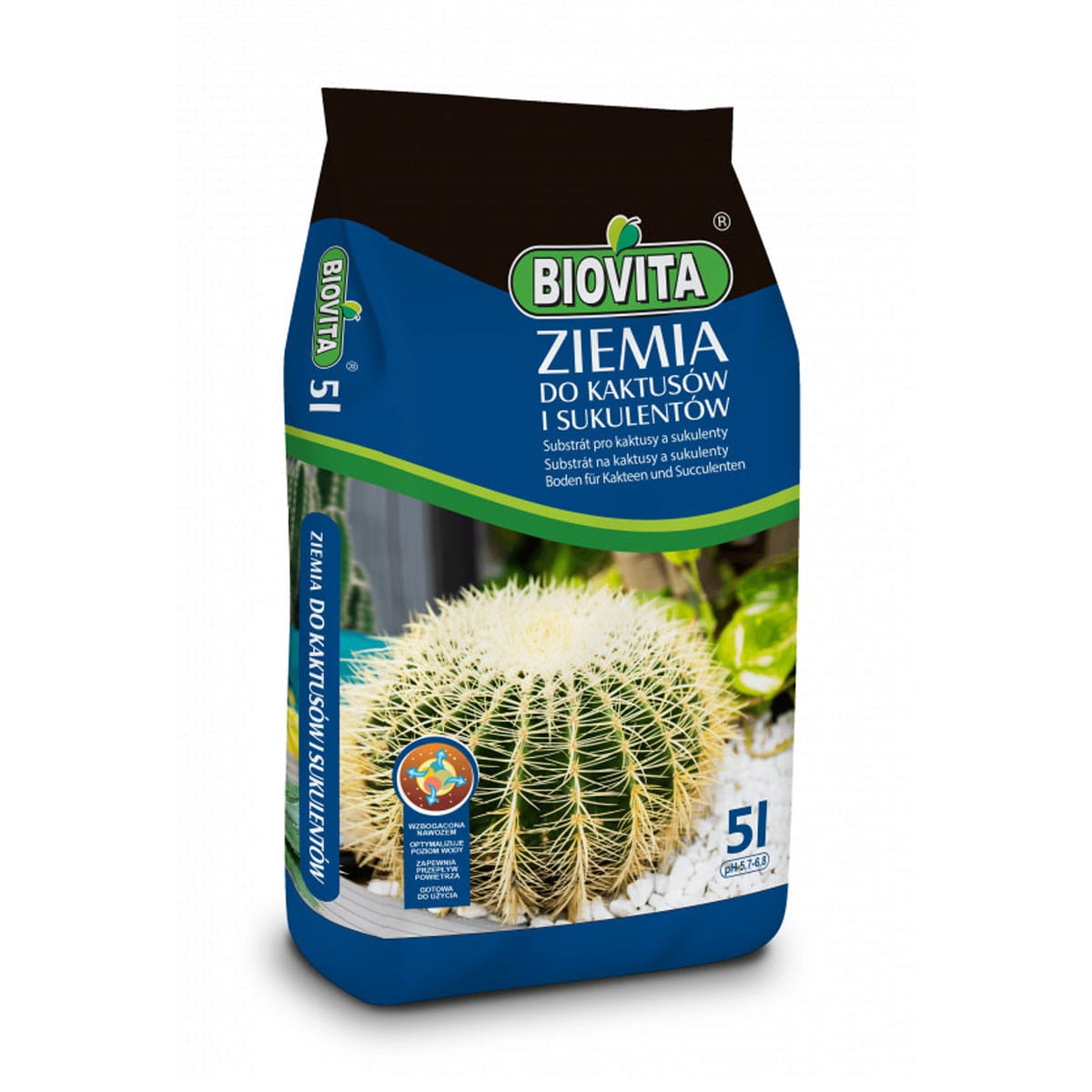 Podłoże do sukulentów i kaktusów Biovita