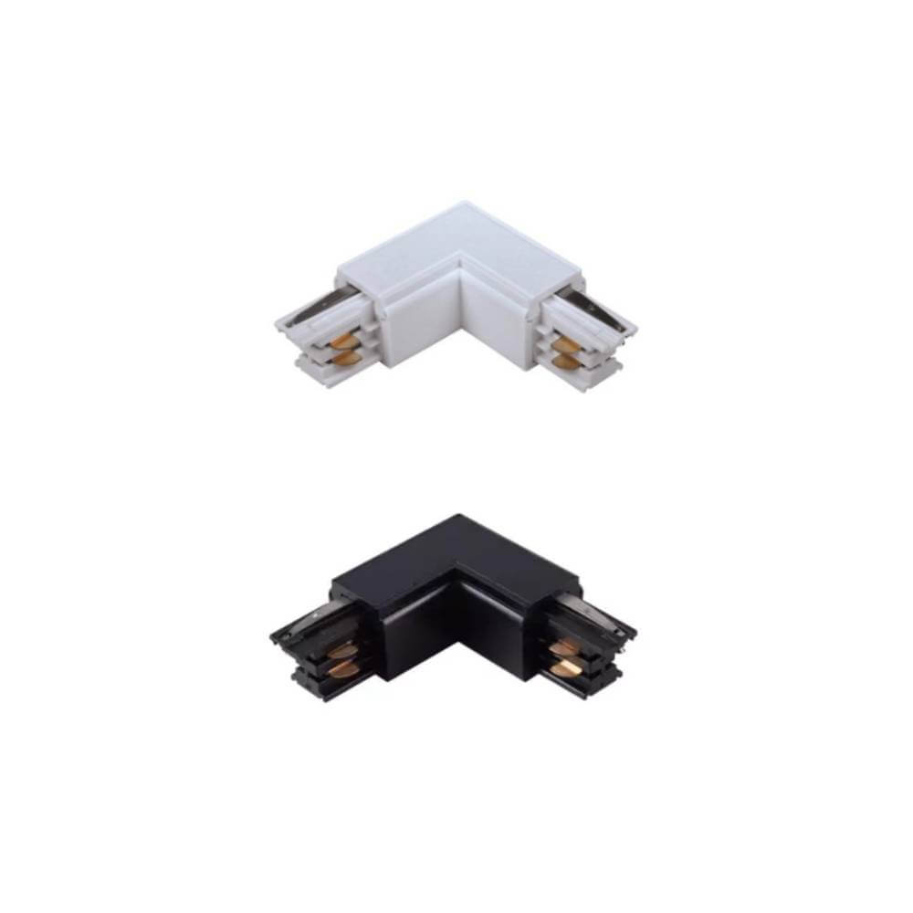 Łącznik narożny do szyn doświetlających rośliny Verticana - biały, czarny