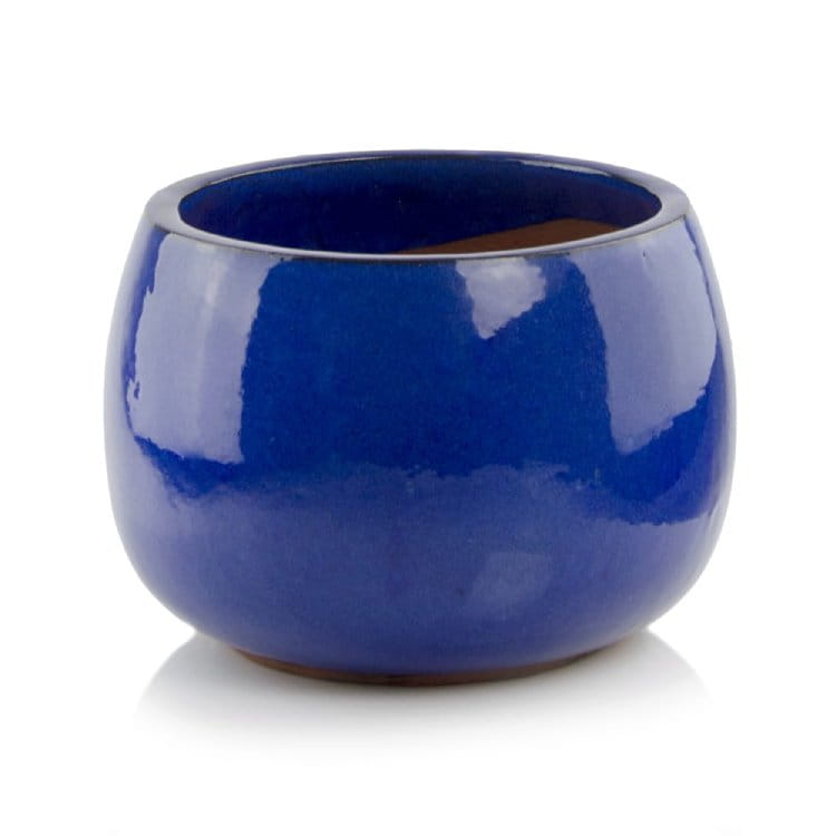 Donica ceramiczna szkliwiona misa kobaltowa