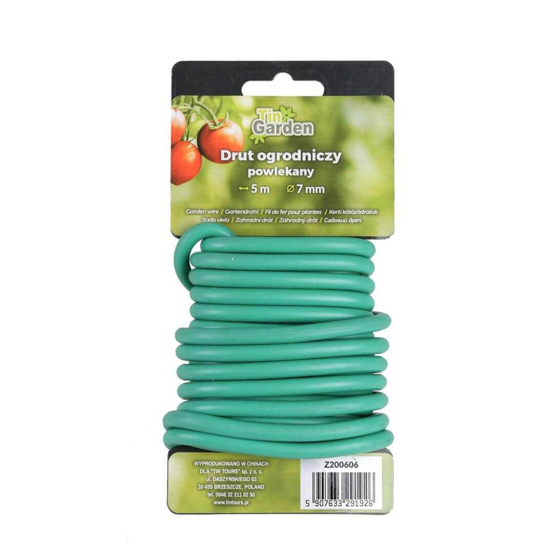 Drut ogrodniczy w miękkiej otulinie 5 m