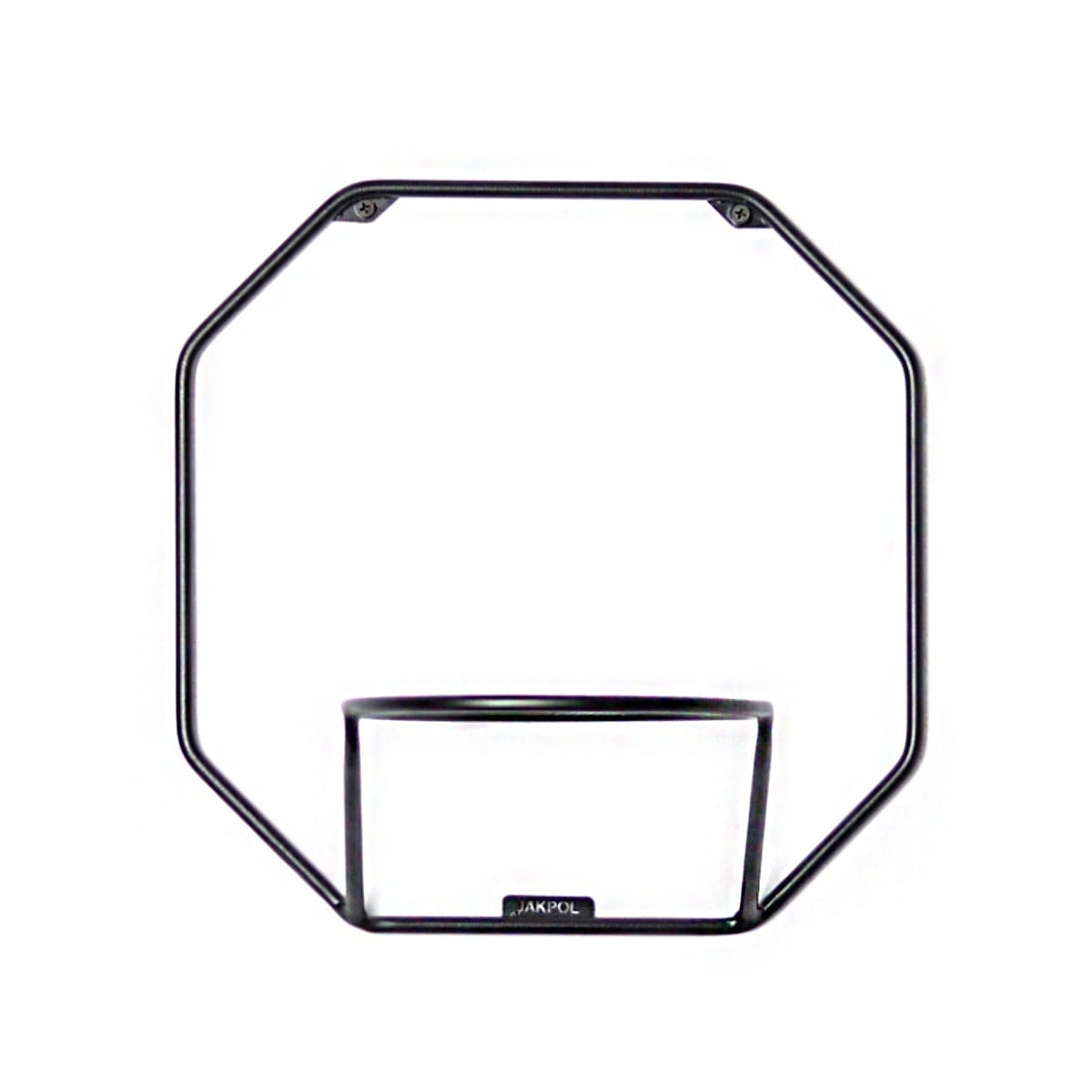 Kwietnik Metalowy Loft Ścienny czarny JakPol