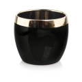 Polnix doniczka ceramiczna Emerald Kula czarna