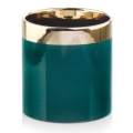 Polnix doniczka ceramiczna Emerald Cylinder zielona