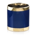 Polnix doniczka ceramiczna Emerald Cylinder niebieska