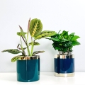 Doniczka ceramiczna Emerald - Cylinder błyszcząca
