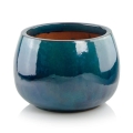 Donica ceramiczna szkliwiona misa turkusowa