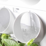 Simple Line - stojąca zielona ściana jednostronna z systemem nawadniania