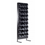 Simple Line - stojąca zielona ściana jednostronna czarna