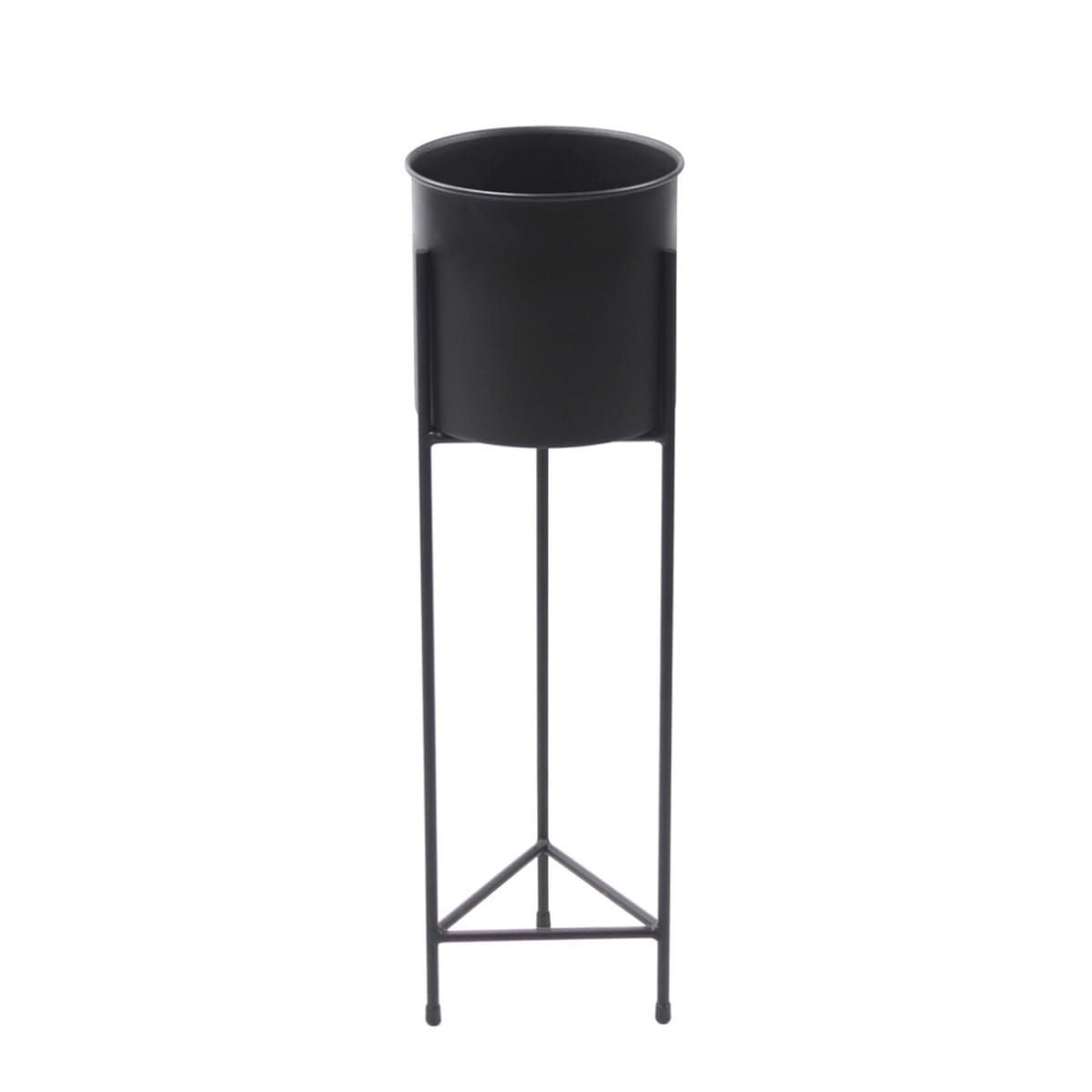 Metalowy Kwietnik Loft Stojak z donicą okrągłą 70cm JakPol