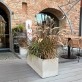 Prostokątna donica Ecolite Long do restauracji