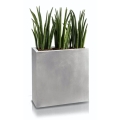 Ecolite Wall wysoka szara donica na kwiaty
