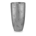 Ceramiczna donica Ecolite classy - Cygaro srebro