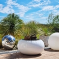 Polnix Kula stalowa decoball - chrom styl glamour