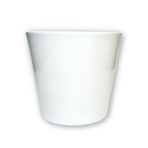 Doniczka Osłonka ceramiczna biała