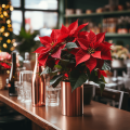 Gwiazda betlejemska C4 ozdoba świąteczna do restauracji