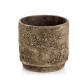 Doniczka ceramiczna Rustic brąz