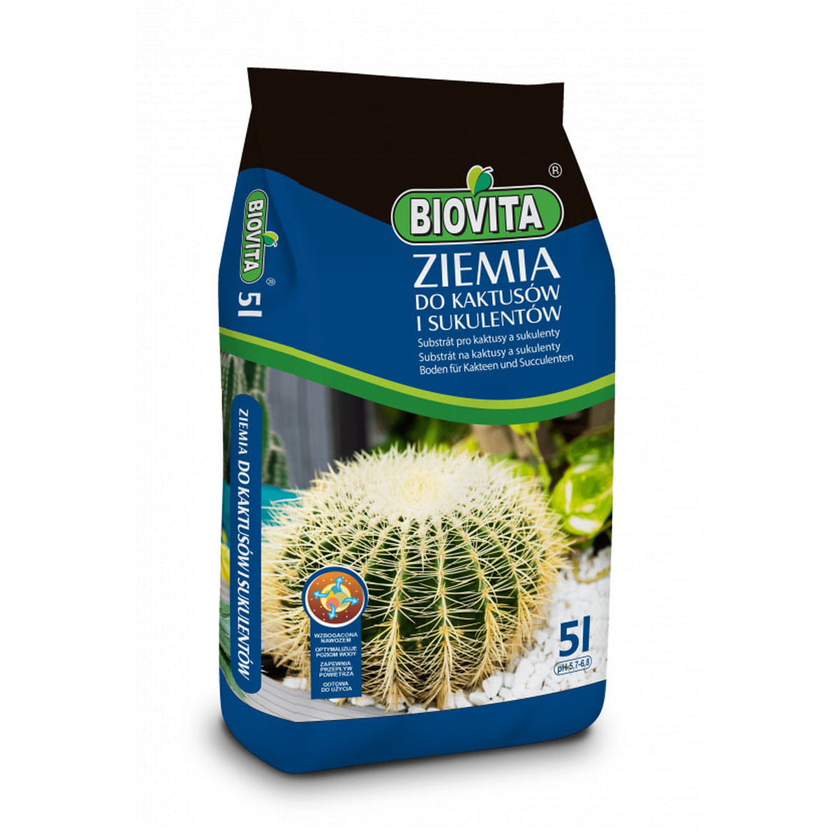 Podłoże do sukulentów i kaktusów Biovita