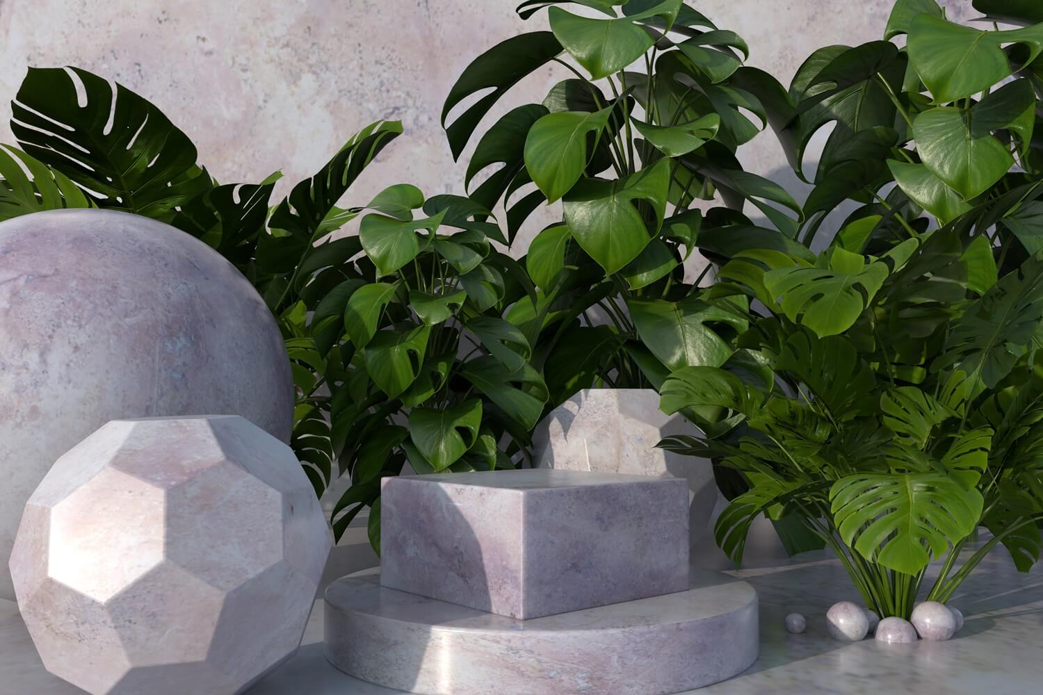 Aranżacja podium monstera