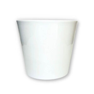 Doniczka osłonka ceramiczna biała
