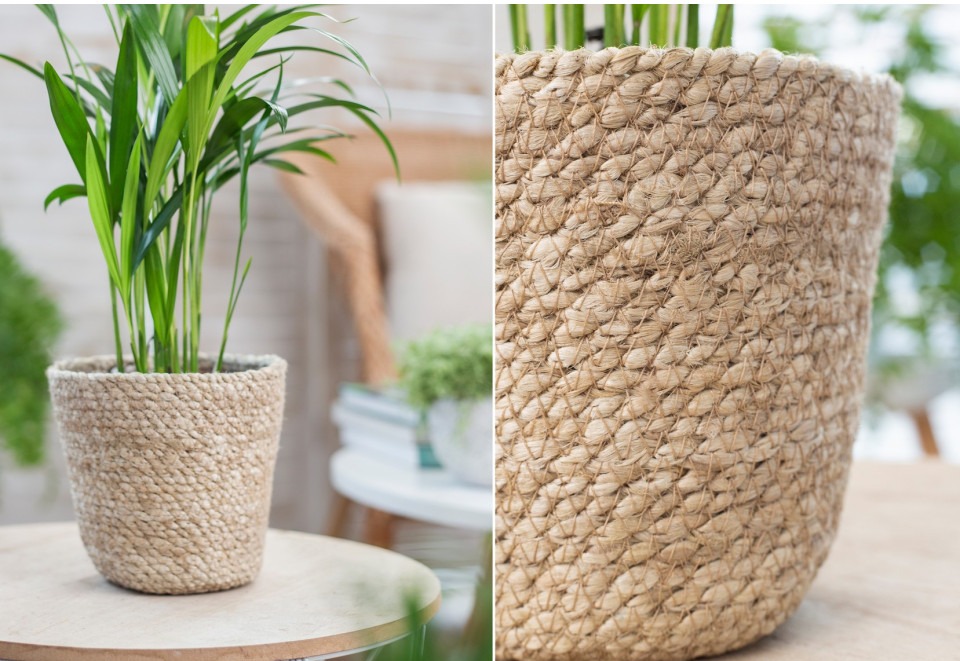Koszyk z trawy morskiej BOHO Ø 13 cm