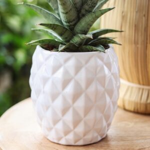 Osłonka ceramiczna ANANAS ze wzorem w romby